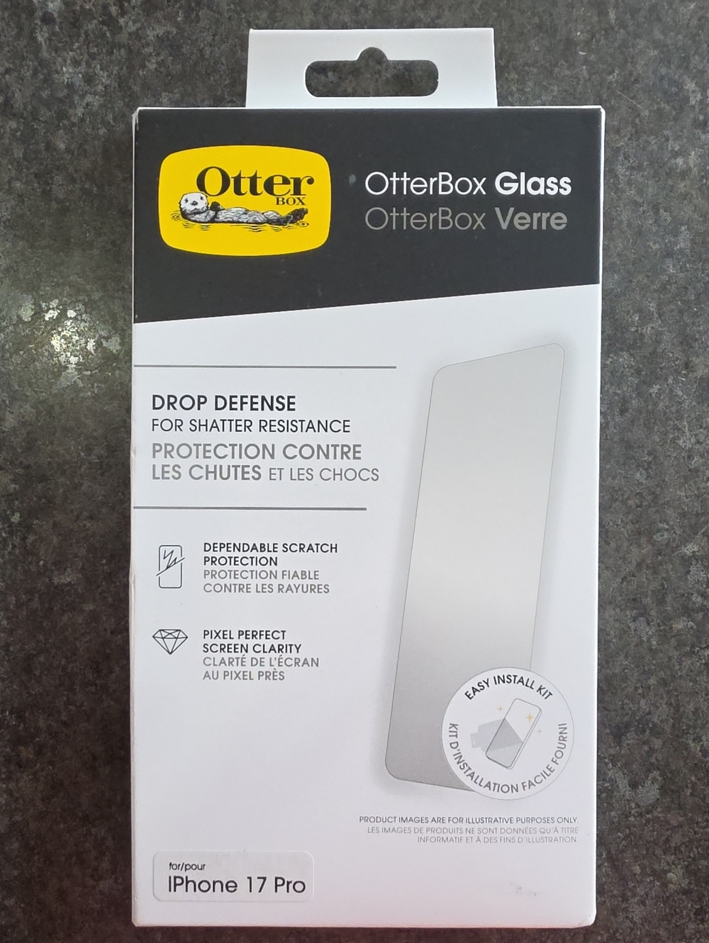 OtterBox Glass Screen Protector - White/Clear Packaging